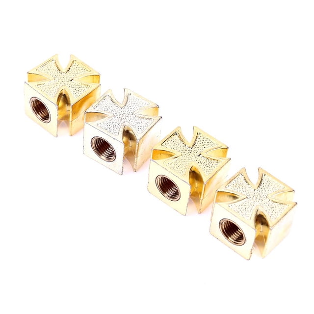 4 Uds cubierta de vástago de neumático estilo cruzado con anillo de sellado para coche camión bicicleta motocicleta JShteea Accesorios para autos y motos