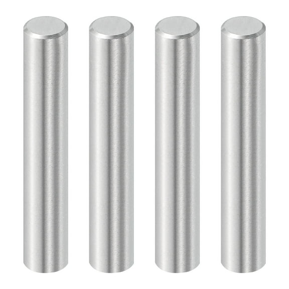 Uxcell 4 Pcs 10 mm x 55 mm Dowel Pins, 316L Stainless Steel Cylindrical Dowel Pins Shelf Support Peg Pins Rod Fasten Elements Metal Shelf Pegs Silver Tone