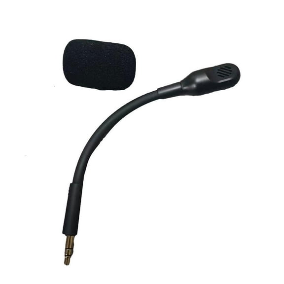 Mic Replacement for Barracuda Game Headset 3.5mm Detachable Gaming Boom Microphone with Foam