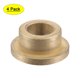 thumbnail image 1 of Uxcell Cojinetes de manga de brida de 10x16x10mm de bronce sinterizado autolubricante, paquete de 4, 1 of 6