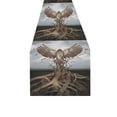 thumbnail image 2 of BSDHOME New Life Rise Of The Phoenix Cotton Linen Table Runner 14x72 Inches, 2 of 4