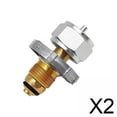 thumbnail image 1 of Colaxi 2xRV Propane Adapter Propane Gas Tank Connection Adapter for BBQ Outdoor Grill, 1 of 8