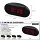 thumbnail image 5 of Reloj Led De Ca De 220V/50Hz Am/Fm, Reloj Despertador Electrónico De Escritorio, Radio De Mesa Digital, Regalo, Suministros Para El Hogar Y La Oficina, Enchufe De La Ue sonducket HA022737-00, 5 of 7