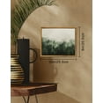 thumbnail image 7 of Drsoum Framed Canvas Wall Art Vintage Classical Oil Painting Green Pine Tree Forest Room Decor for Bathroom Bedroom Living Room - 8x10in Natural Framed, 7 of 7