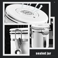 thumbnail image 7 of Mobestech Stainless Steel Sealed Canister White for Coffee Beans and Tea 1Set, 7 of 7