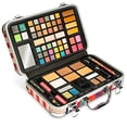 thumbnail image 2 of Vokai 74 Piece Makeup Kit Gift Set, Brushes, Eye Shadows, Lipstick & More (New York Case), 2 of 8