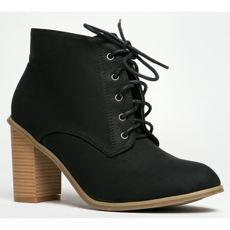Nature Breeze - VARSITY-01X / AVERY Lace Up Oxford Ankle Boot Bootie ...
