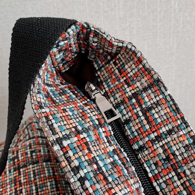 Bolsa bandolera de lana a la moda, de mensajero de gran capacidad para mujer (rojo) Ehuebsd Para Estrenar