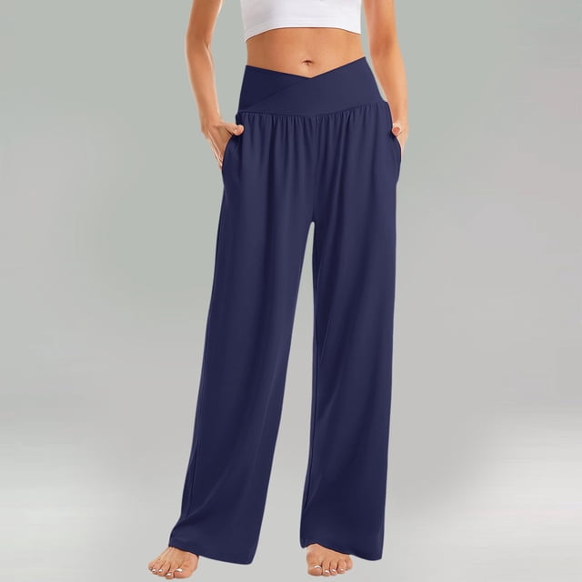 WILLBEST Mono Holgado Informal Para Mujer Con Bolsillo En La Cintura, Cómodo Para Yoga, Ropa Deportiva, Tejido Elástico y Transpirable. Mediana