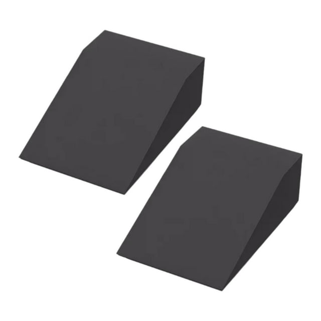 2 piezas bloque de cuña para sentadillas bloque de equipo de entrenamiento antideslizante tabla inclinada tabla inclinada para pies para gimnasio