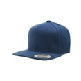 thumbnail image 1 of Yupoong Pro-Style Wool Blend Snap Back Blank Hat Baseball Cap 6098M - Navy, 1 of 1