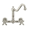 thumbnail image 4 of Whitehaus Whkwcr3-9402-Nt Vintage Iii Plus 1.5 GPM Wall Mounted Bridge Kitchen Faucet -, 4 of 4