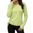 thumbnail image 6 of hotojiny Rash Guard for Women UPF 50+ UV Sun Protection Swim Shirt Beach Surfing Long Sleeve Shirts for Women with Thumb Hole, 6 of 6