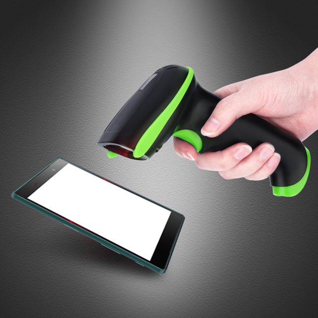 Lector de código de barras, escáner de código de barras inalámbrico Bluetooth, escáner de código de barras inalámbrico Bluetooth, estética elegante