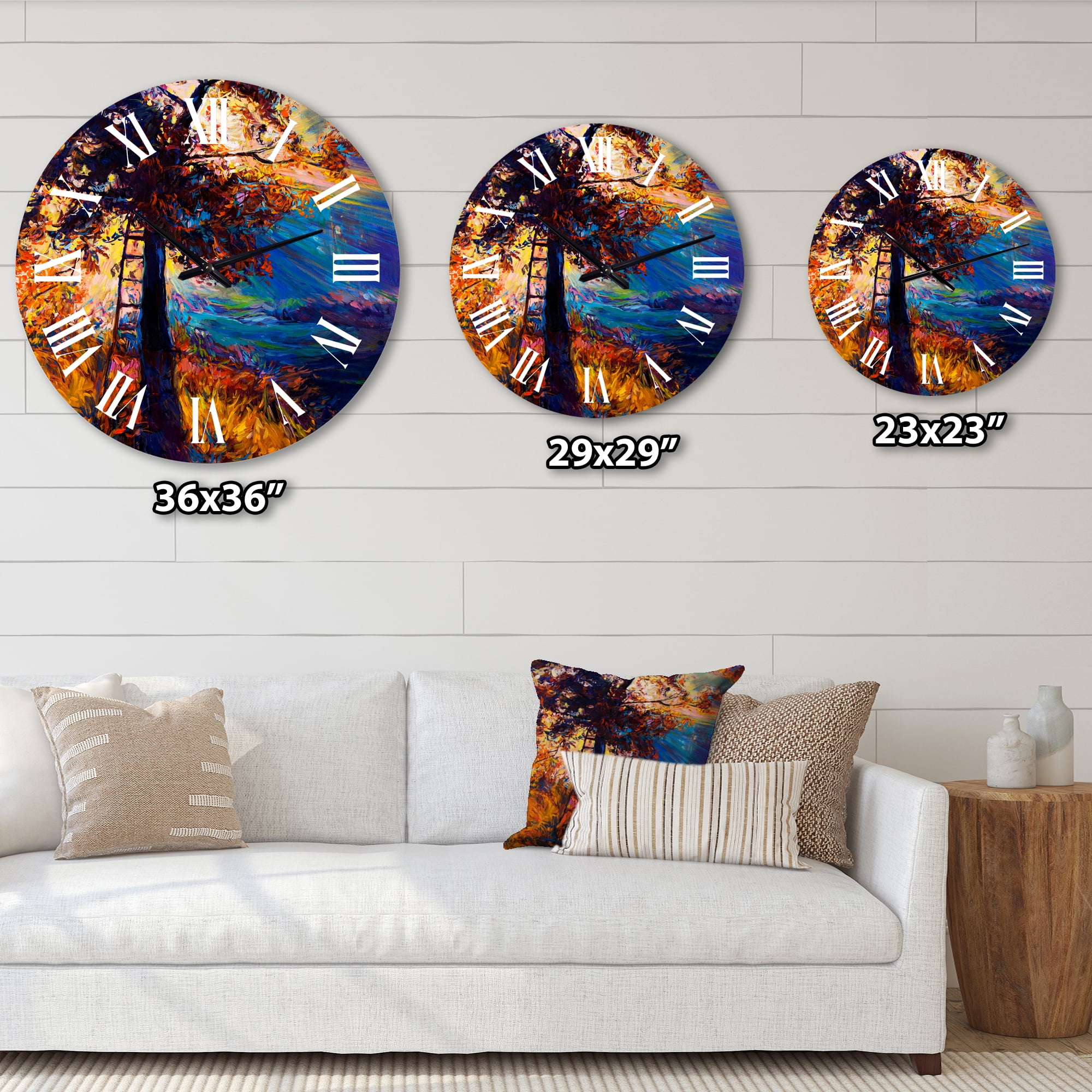 Designart 1 in Traditional Wall Clock
