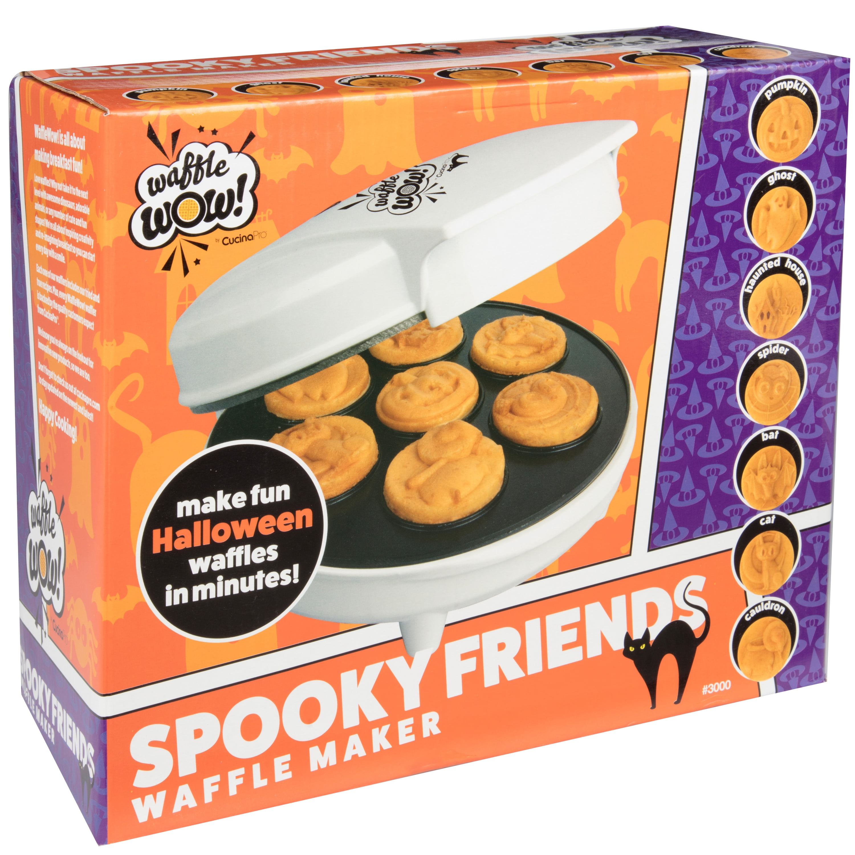 halloween mini waffle maker