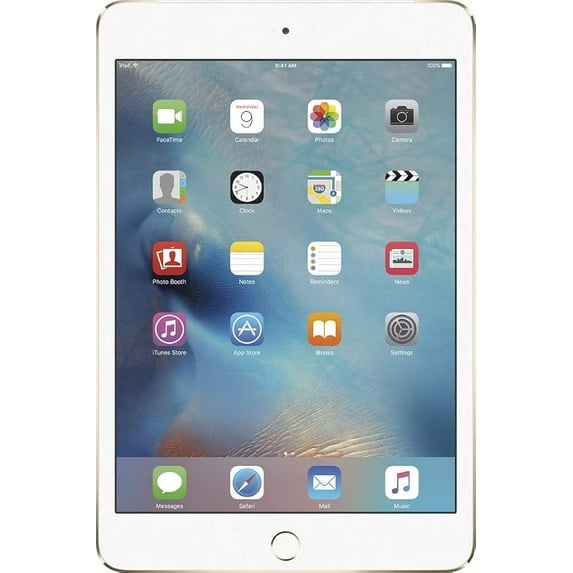 Pre-Owned Apple iPad Mini 3rd Gen MGNV2LL/A A1599 7.9'' - Apple A7 - 1GB RAM 64GB Storage - iOS - Gold - Only Wi-Fi