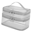 thumbnail image 3 of Bolsa de maquillaje de viaje,Bolsa de cosméticos de doble capa Bolsa de maquillaje grande Bolsa de maquillaje Estándares líderes en la industria Jadeshay A, 3 of 8