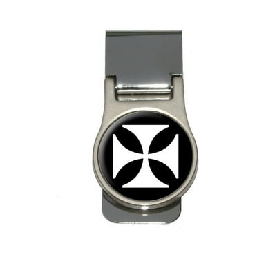 Iron Maltese Cross Money Clip