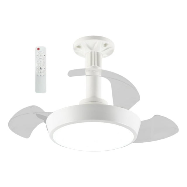 Ventilador de techo con luz y control remoto, lámpara colgante elegante y silenciosa, velocidades de viento para cafetería, apartamento, comedor, L 48O