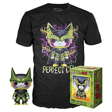 Dragon Ball Z POP! and Tee Perfect Cell #13 and T-Shirt (X-Large) Black