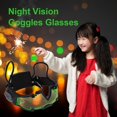 thumbnail image 3 of Gafas Banda elástica ajustable Gafas de visión nocturna Protección ocular con LED, 3 of 9