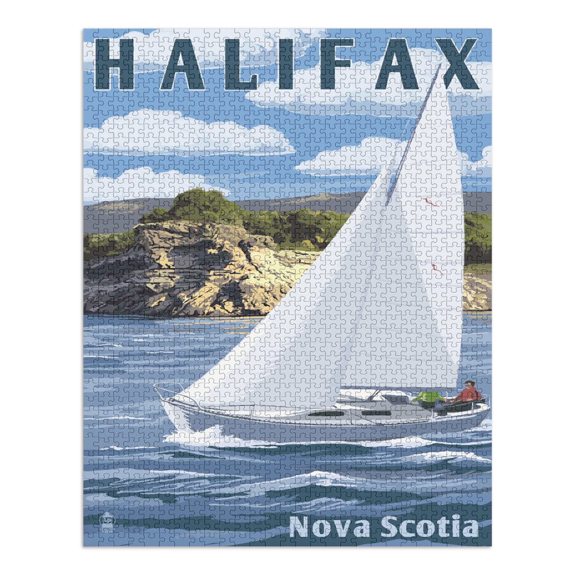 Halifax, Nova Scotia, Lake Travis Sailing Scene (1000 Piece Puzzle