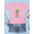 thumbnail image 3 of Kid Sitting On Books T-Shirt Juniors -Image by Shutterstock,  x-Small, 3 of 4