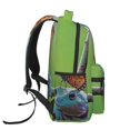 thumbnail image 3 of Honeii Butterfly Landing On Head Dumpy Frog Print Backpack for Both Men and Women, Basic Bookbag for College, Work, or Travel,Rucksack Computer Bag-One Size, 3 of 5
