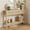 Light Yellow, variant on Console Table with Rattan 3 Drawers, Entryway Table with Charging Station, Open Shelf, Behind Couch Entry Foyer Hallway Storage,Living Room, Hallway, Bedroom (Light Yellow)