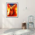 thumbnail image 3 of 5D DIY Diamante Pintura Flaming Phenix Completo Taladro Redondo Arte Artesanía Mosaico Imagen Tmvgtek decoración de arte en el hogar, 3 of 9