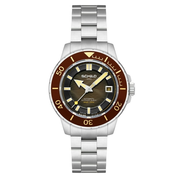 Schild Hermann Stainless Steel 43mm Swiss Automatic Wristwatch SC-1016-44