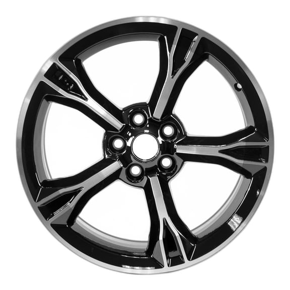 2016-2017 Ford Mustang GT 19" Machined Black OEM Factory Wheel Rim GR3J1007CA