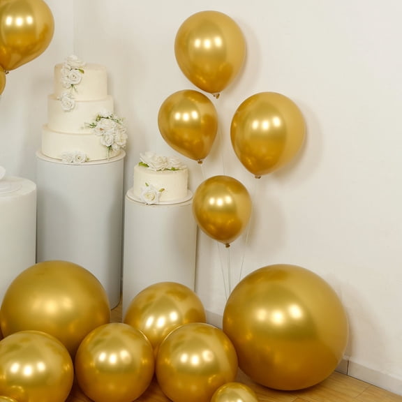 Efavormart Biodegradable Balloon Arch Kit – Set of 110 Gold Latex Garland, Extra Strong & Eco-Friendly