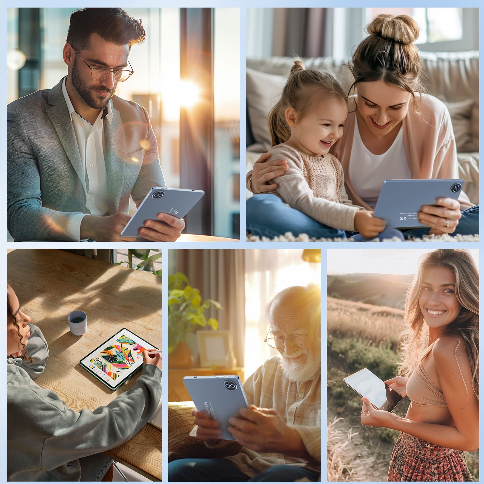 Latest Android 15 Tablet with 4G LTE Cellular,14GB RAM,128GB ROM,2TB Expand,Octa Core,10.1 Inch FHD IPS Screen,8000mAh Battery,8+13MP Dual Camera,Dual Sim Card Slot,2.4/5G WiFi,Bluetoot
