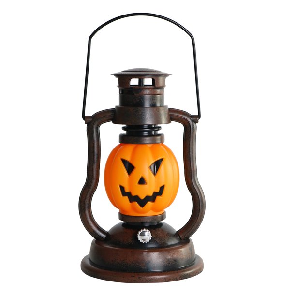 Linterna de decoración de vacaciones retro de Halloween Linterna LED para colgar al aire libre Wmkox8yii jkg7001