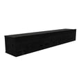 thumbnail image 5 of DORPEK, Floating Tv Stand for TVs up to 78", Entertainment Center with 3 Storage Cabinets, Picasso Tv Stand Sencron Black, Modern Wall Mounted Tv Unit, 1 Package, 5 of 6