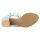 thumbnail image 5 of Sandalias Punta Abierta De Tacón De Mediana Grueso Con Cordón Para Mujer Cielo azul 42, 5 of 6