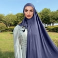 thumbnail image 2 of PINQI Islamic Head Cover Sale Soft Cotton Breathable Lightweight Scarf Wrap with Elegant Solid Colors Comfortable Full-Coverage Hijab Shawl for Women’s Fashion, 2 of 4