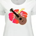 thumbnail image 4 of Inktastic Ukulele Hawaiian Music Women's Plus Size T-Shirt, 4 of 5