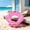 Pink, variant on BBilaBu Shell Swim Ring,Inflatable Seashell Pool Float,Swimming Floatie Glitter Confetti Swim Tube,for Summer Beach Party