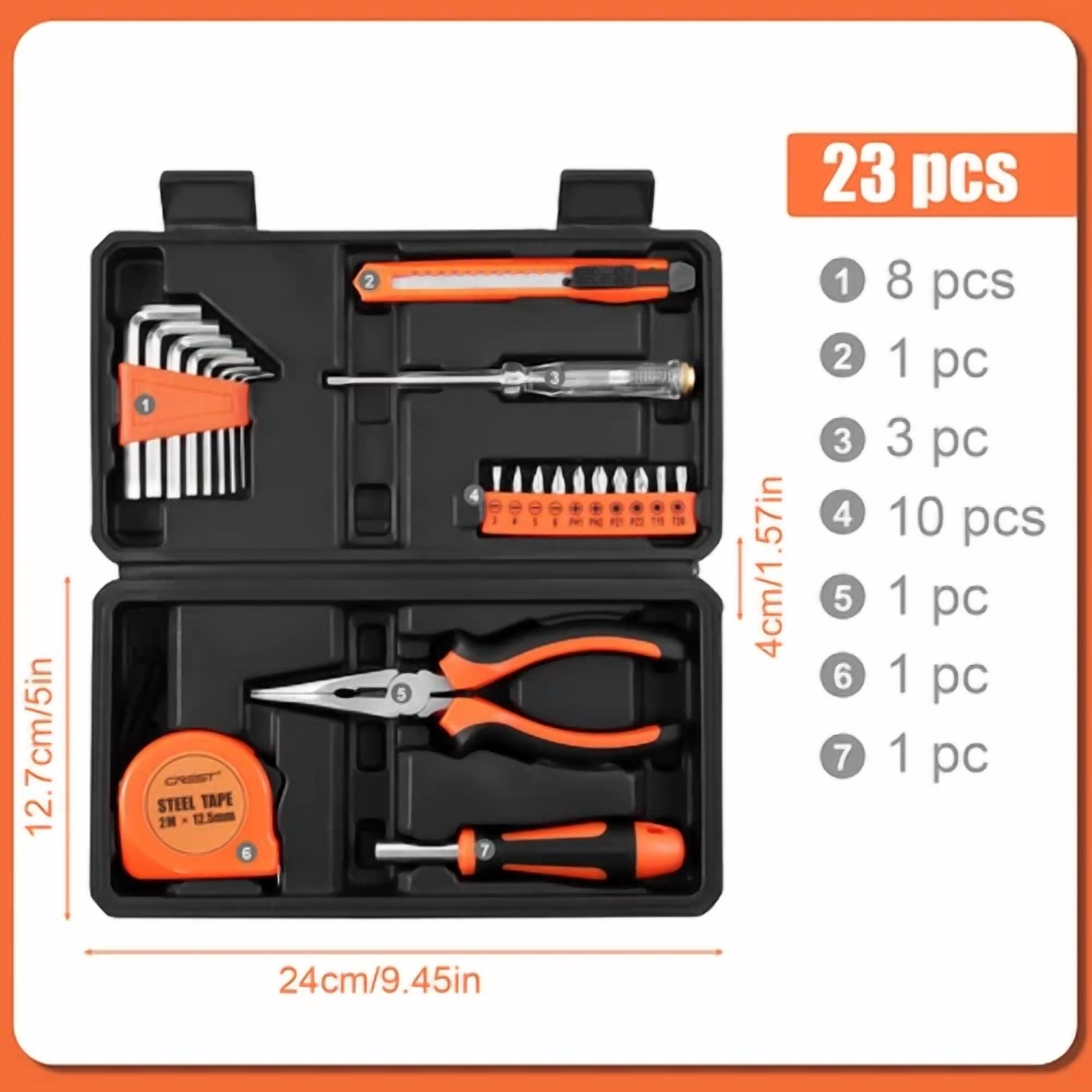 スターダスト ブラックローズ パワーツール 3枚セット Worx 42-Piece Hand Tool Set with Screwdriver, Hammer, Pliers