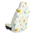 thumbnail image 2 of Wukai Chicken Full Set Car Seat Covers with Soft Padding Universal Auto Front Seats Protector and Cushion Mat, 2 of 5