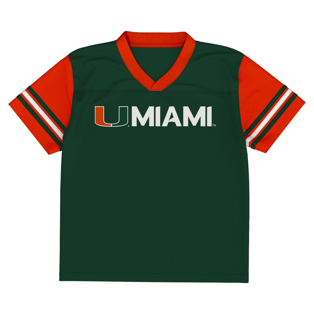 NCAA MIAMI HURRICANES Boys Jersey Game Day Fan Apparel