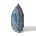 thumbnail image 3 of Enchanted Peacock Indoor/Outdoor Fabric Pillow in Blue 16x16, 3 of 8