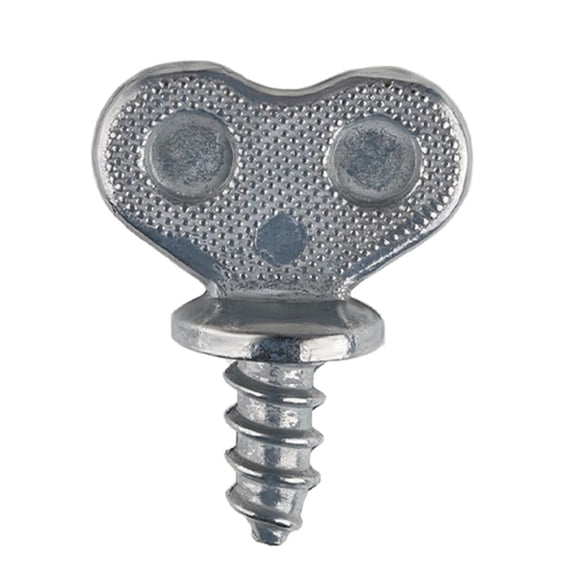 15pcs License Plate Thumb Screws #14 x 1/2" Silver for Dealer Tags