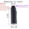 thumbnail image 5 of Replacement 2 Modes Sink Basin Kitchen Pull Out Faucet Aerator Sprayer Plating Nozzle Show Head Water Saving Tap Filter, 5 of 5