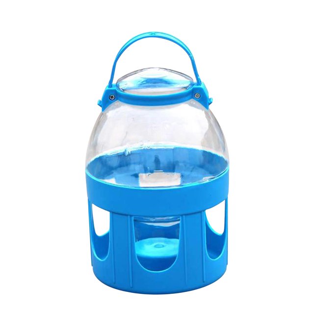 Comedero y bebedero para pájaros, resistente y práctico dispensador de agua para mascotas. 2l