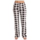 thumbnail image 2 of Puntoco moda mujer Plaid estampado deportes Casual hogar pantalones sueltos pantalones de chándal Puntoco Puntoco-2857, 2 of 5