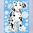 thumbnail image 2 of CafePress - Holiday Dalmatian - Cute Infant Baby Football Bodysuit, 2 of 3